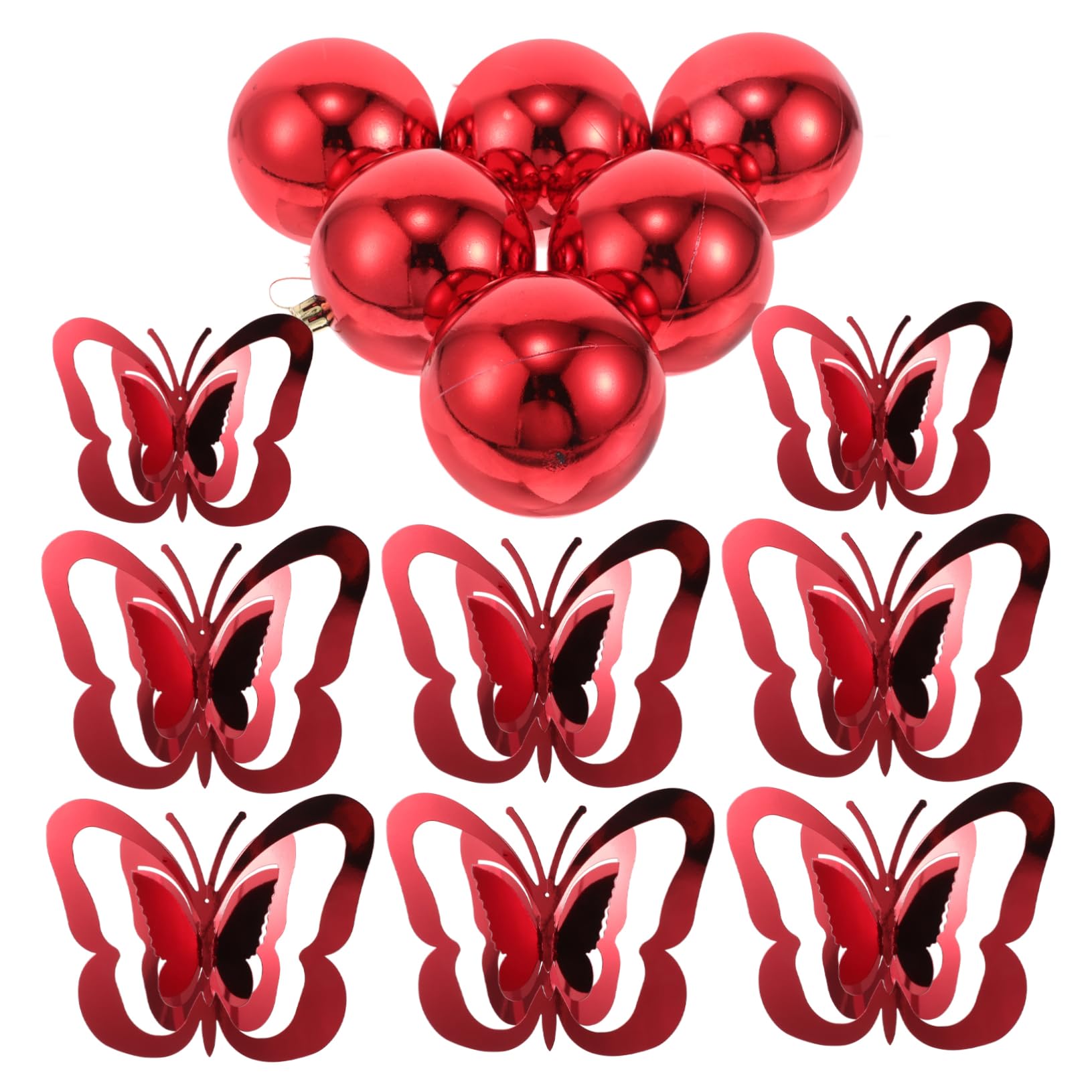 VALICLUD Palline di Farfalle Sospese Decorative Ghirlande di Farfalle Primaverili Decorazioni da Soffitto Pendenze Forma di Farfalla per Arredamento Realizzate in Buona Plastica e Carta