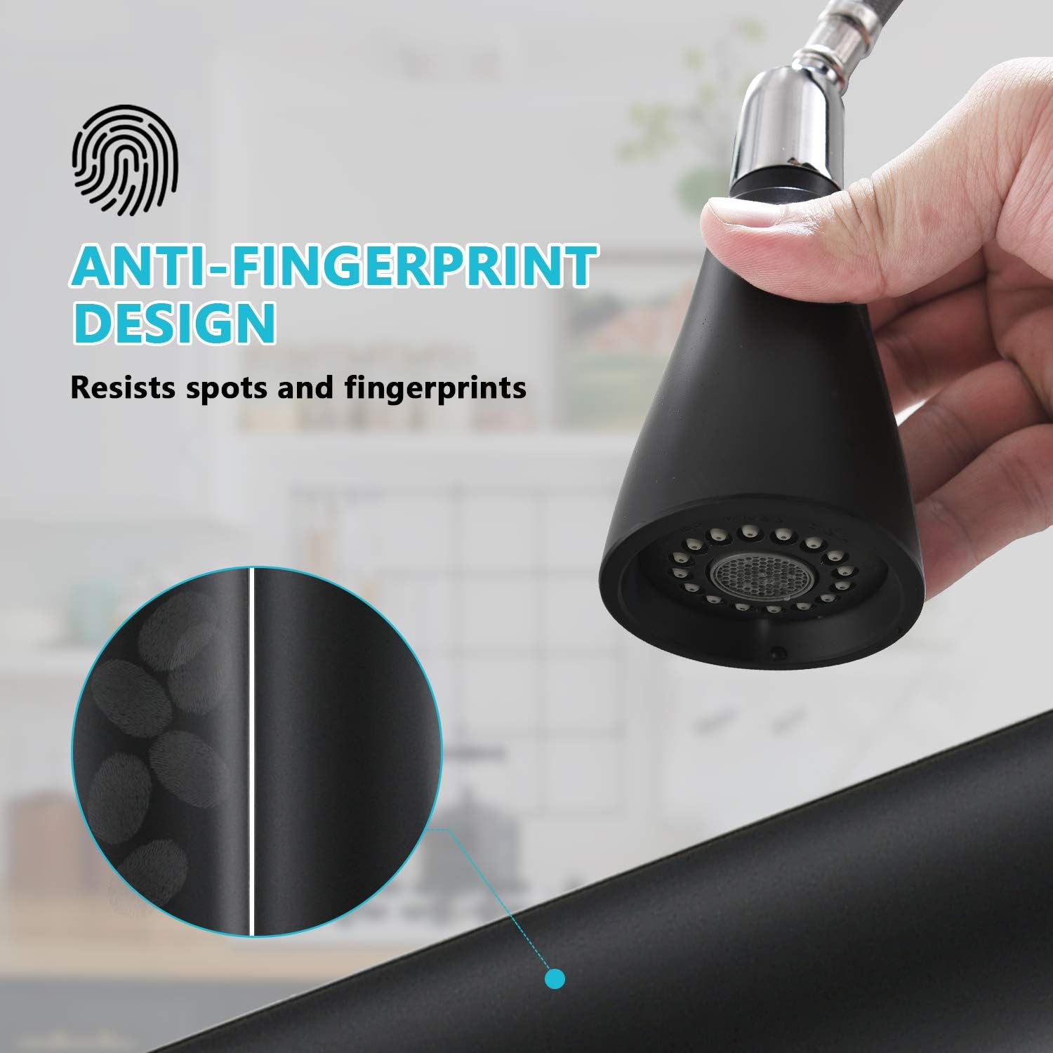 Nеw Dеаl Matte Black Kitchen Faucet Pull Down Sprayer and Soap Dispenser - Single Handle Commercial High Arc One Hole Pull Out Spray Head Kitchen Sink Faucets with Deck Plate, APPASO Buу 1 gеt 1 Matte Black Kitchen Faucet Pull Down Sprayer and Soap Dispenser - Single Handle Commercial High Arc One Hole Pull Out Spray Head Kitchen Sink Faucets with Deck Plate, APPASO