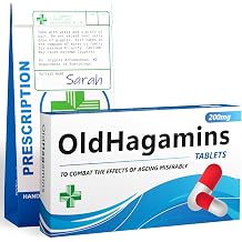 OldHagamins - Milestone Birthday Gifts for Women - Funny Gag Gift for 30th 40th 50th 60th 70th Birthday - Unusual Unique Presents for Her, Mum, Wife, Sister, Retirement, Secret Santa, Stocking Filler