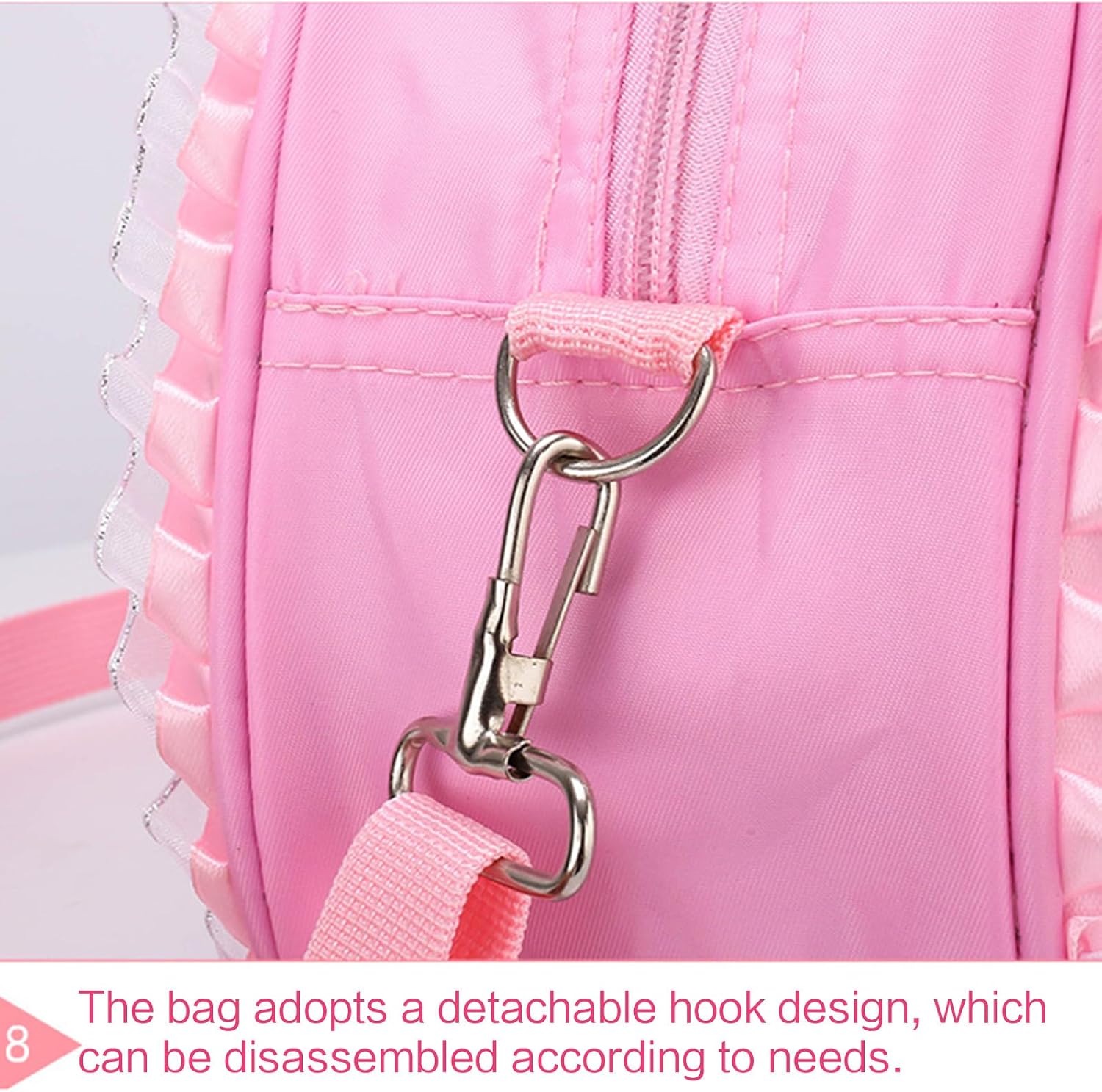 Ballet Dance Bag Sweet Ruffle Lace Handbag Princess Shoulder Women Girls Latin Dance Crossbody Backpack Latin Ball