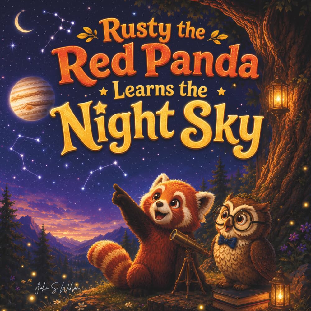 Rusty the Red Panda Learns the Night Sky: A Magical Forest Adventure About the Wonders of the Sky