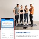 Hoffen (Made in India) HO-9 Bluetooth BMI,BMR Weight Machine for Body Weight With 25 Essential Body Parameters | Body Composition | Free Bluetooth Mobile APP | Easy App Sync - 2 Years Warranty gallery image