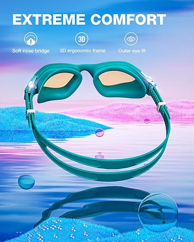 Miniatura 4 de ZIONOR G1MINI - Gafas de natación polarizadas fotocromáticas ultra para niños y niñas