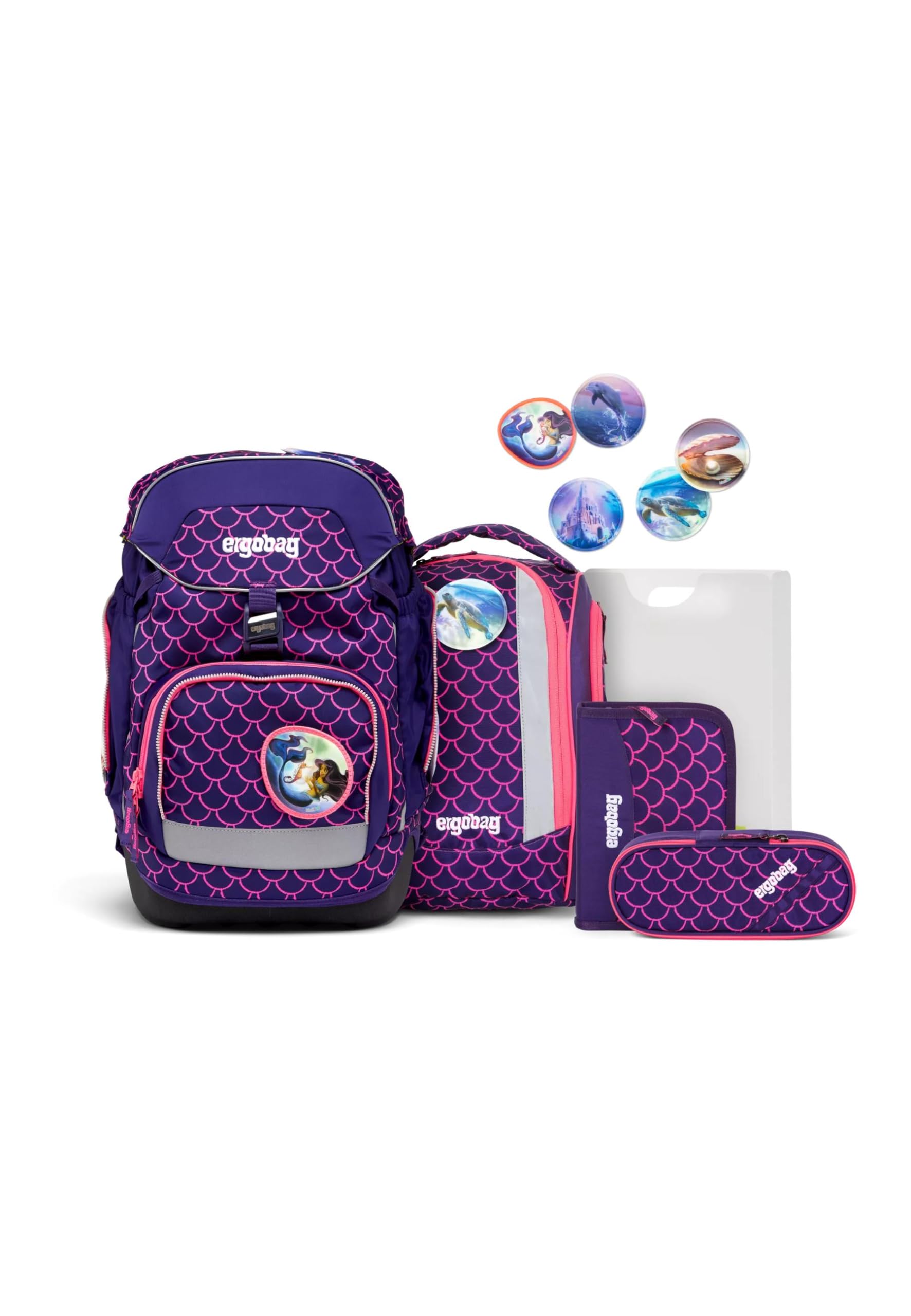 ergobag Lumi-Edition Pack-Set 6-teilig PerlentauchBär