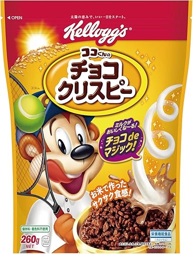 Amazon ケロッグ ココくんのチョコクリスピー 袋 260g 6袋 ケロッグ 食品 飲料 お酒 通販