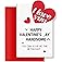 Valentines Day Love Gifts for Him, Valentines Day Card Gifts for Husband, Funny Card, Mens Valentine Gift for Boyfriend Husba