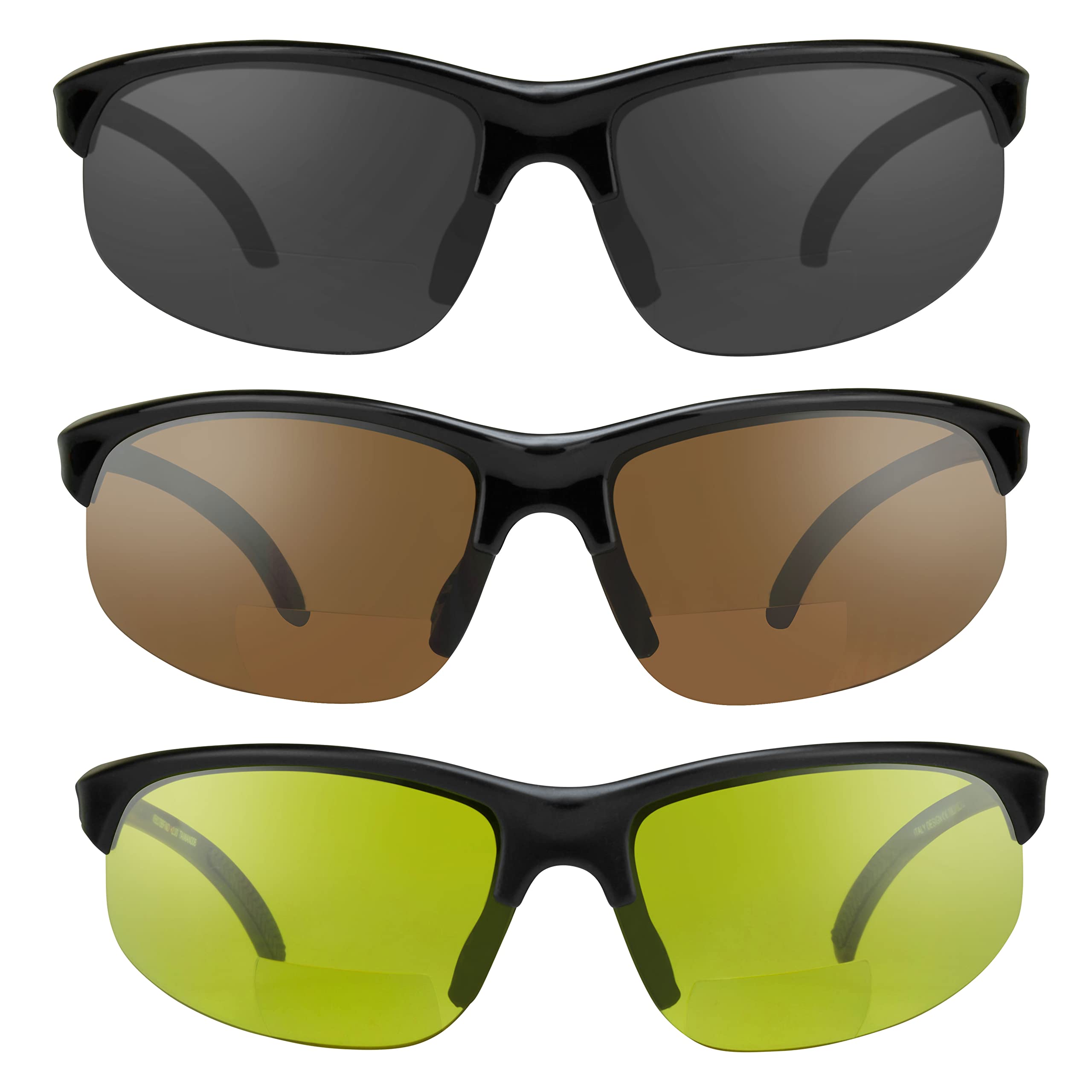 Randlos Bifokale Lesebrille Mit Etui Sonnebrille Getönte Gläser