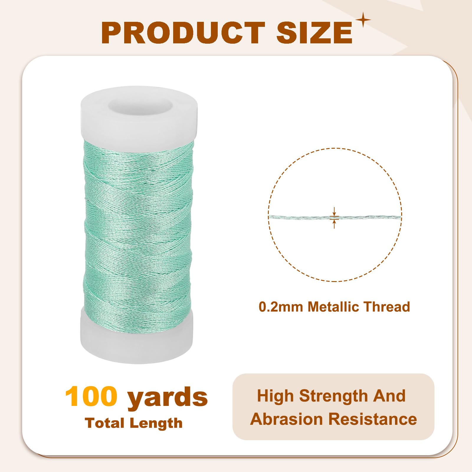 PATIKIL Metallic Thread - Image 2