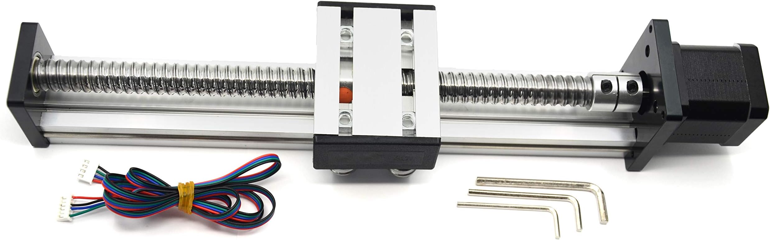 200mm Travel Length Linear Rail Guide Ballscrew SFU1605 with NEMA17 Stepper Motor for DIY CNC Router Parts X Y Z Linear Stage Actuator