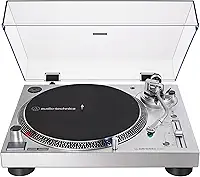 Toca-Discos, Audio-Technica, ATLP120XUSBSV, Analogico e Digital (USB), Prata, Bivolt 120/240V