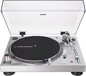 Toca-Discos, Audio-Technica, ATLP120XUSBSV, Analogico e Digital (USB), Prata, Bivolt 120/240V