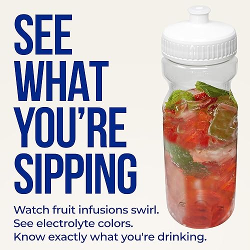 Miniatura 4 de Rolling Sands Botellas de agua de 24 onzas sin BPA, paquete de 30 unidades, fabricadas en Estados Unidos