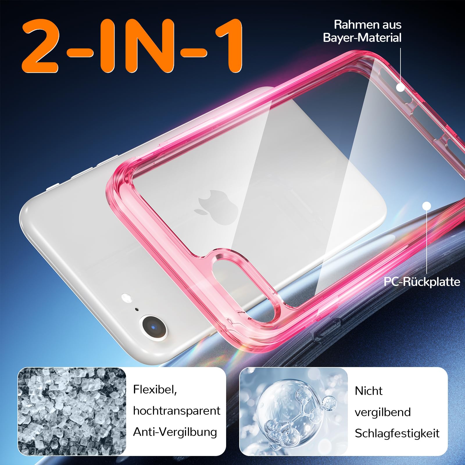 Clear Case for iPhone 15, Ultra Thin, Shockproof TPU Cover, Anti-Yellowing, Crystal Clear, Phone Case for Apple iPhone 15 - Clear — view 336