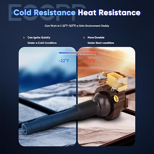 Vista 404 de ECCPP Bobinas de encendido portátiles de repuesto para automóvil compatibles con Infiniti I30/para Nissan Maxima 3.0L V6 2000-2001 Reemplazo