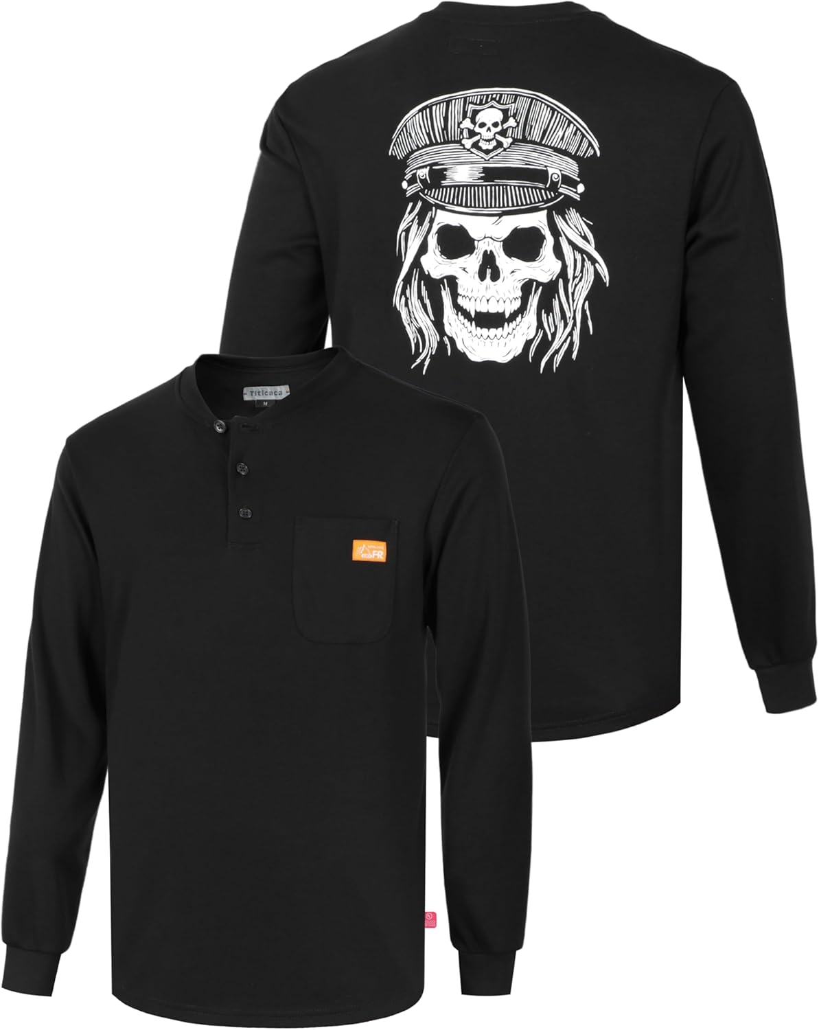 Titicaca FR Shirts 7oz Flame Resistant Shirt Men's Fire Retardant Henley Shirt