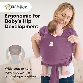 KeaBabies Baby Wraps Carrier, D-Lite Baby Wrap & Baby Wrap Carrier - Easy-Wearing - All in 1 Original Breathable Baby Sling - Adjustable Baby Sling Carrier, Lightweight,Hands Free Baby Carrier Sling