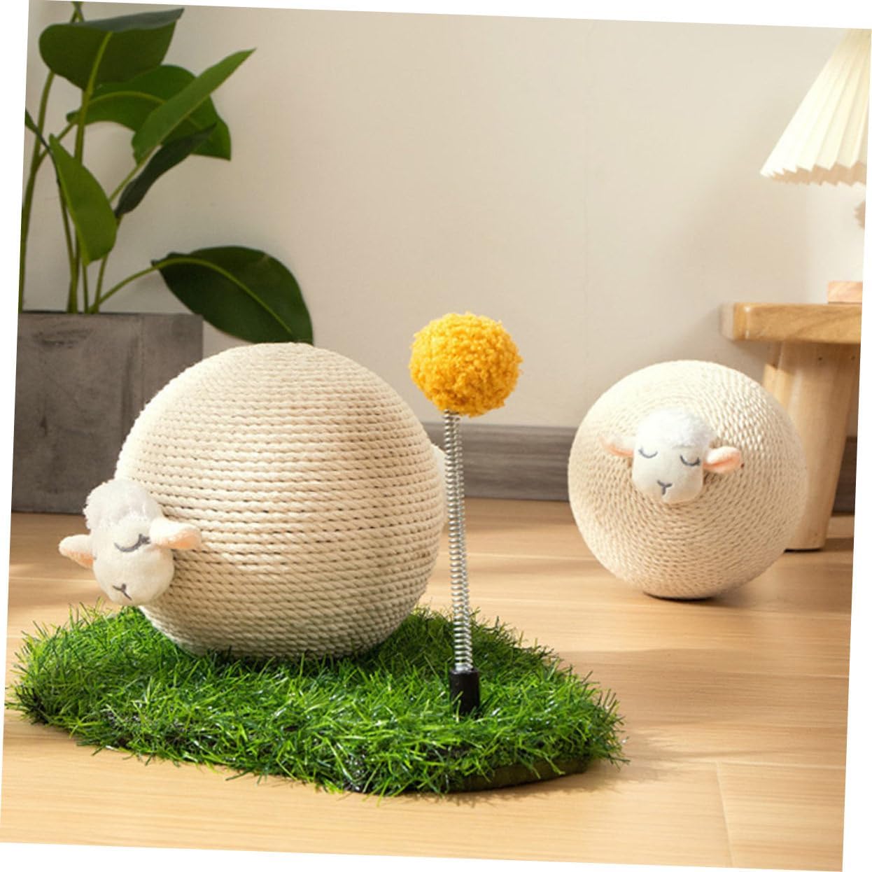 Pet -Shaped Cat Scratching Toy and Design for Indoor Cats Promotes Healthy Maintenance and Exercise for Home Use