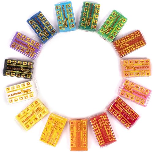 Miniatura 5 de Jovi Plastilina Arcilla de modelado reutilizable y no secado barras de 1.75 oz, juego de 30, púrpura, perfecto para proyectos de arte y manualidades