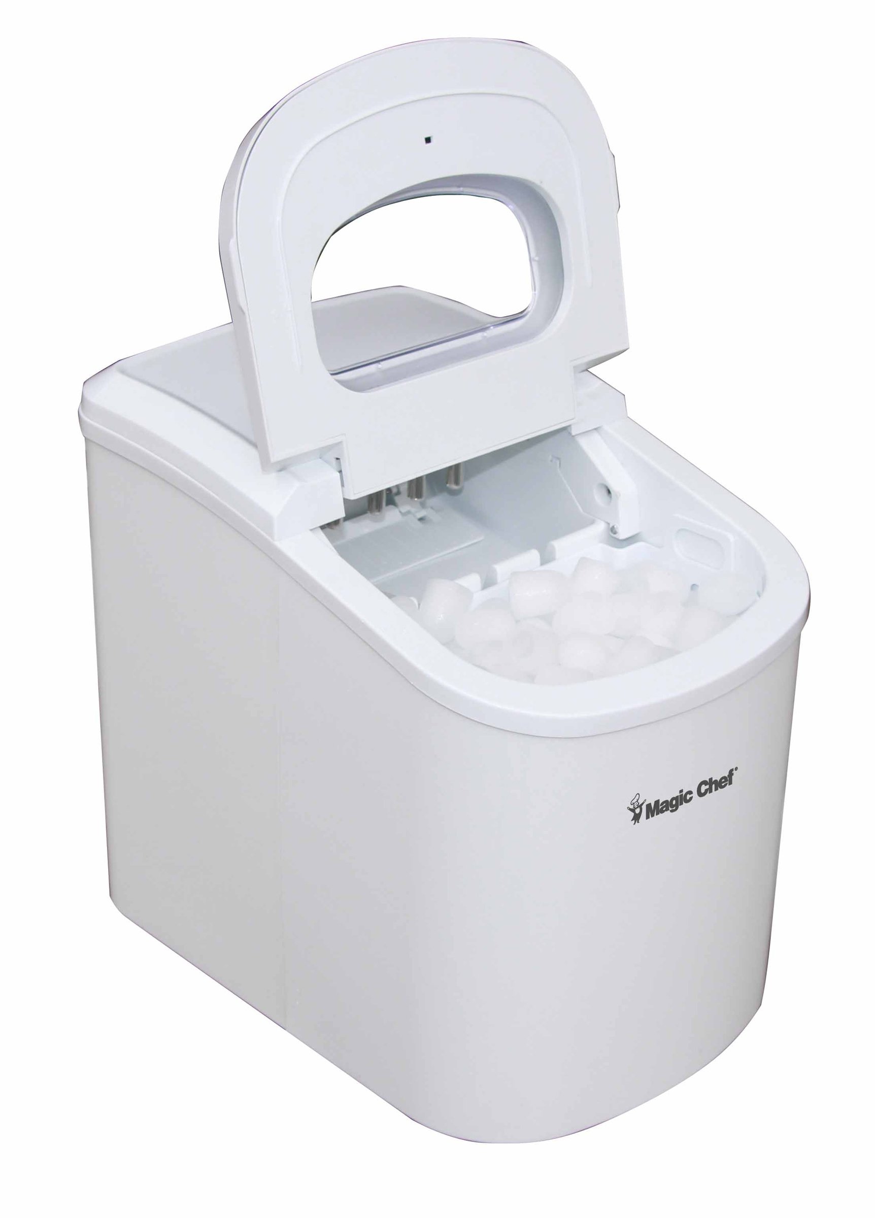 Magic Chef Mcim22w Ice Maker, 27 Lb., White on Fridge.com - View 4