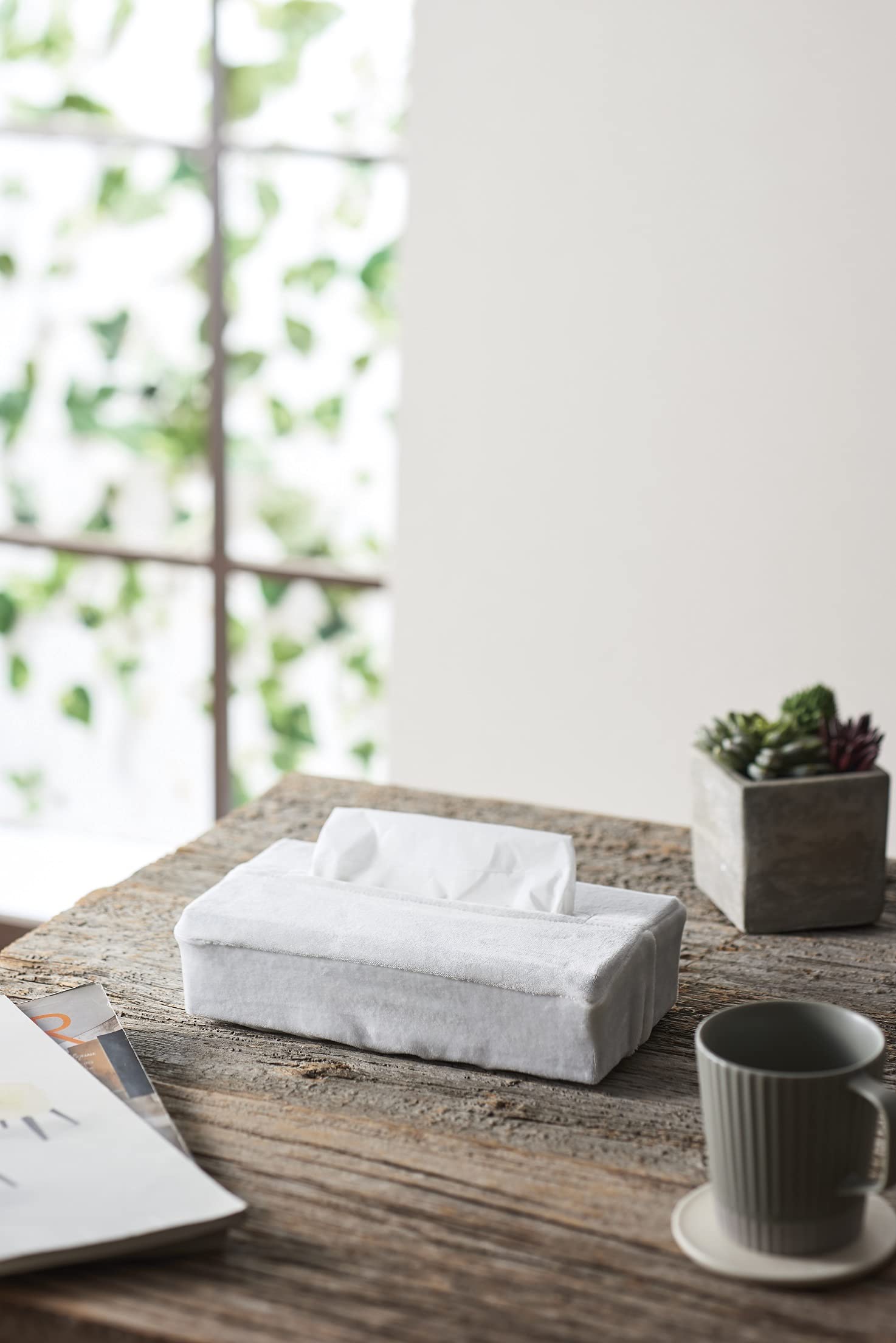 Amazon｜パール金属 ストレッチティッシュカバー ボックス用ミンク