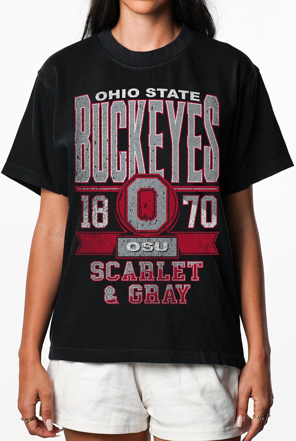 The Wild Collective Unisex Ohio State Football Club Band Tee
