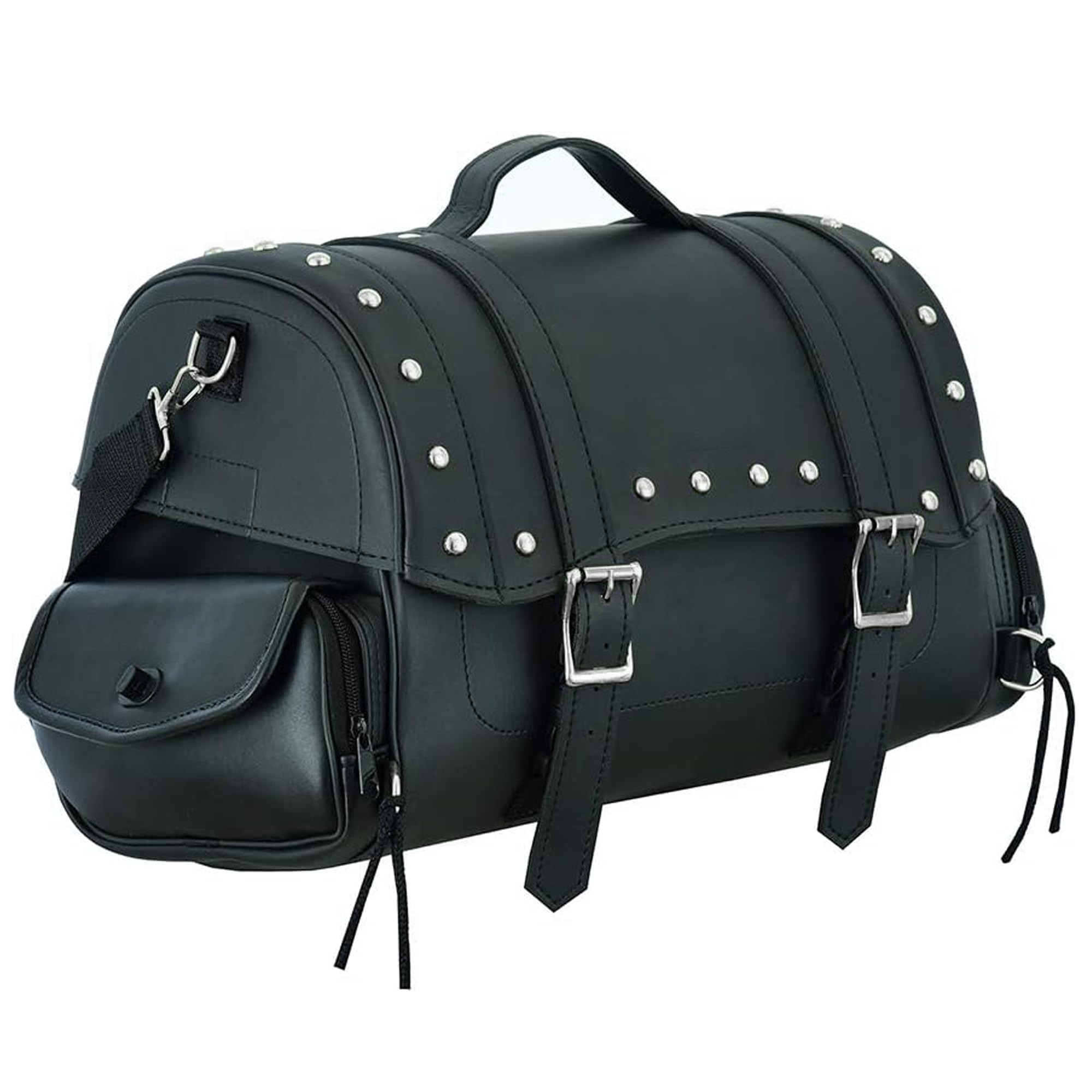 Motorrad Satteltaschen wasserdichte Motorrad Reisetasche große Kapazität echtes Leder Fahrrad-Sitztasche Motorradausrüstung (SB-286)