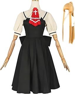 [Tamancos] 神尾 観鈴 かみお みすず Kamio Misuzu コスプレ衣装, 制服セット, 黒白配色, 赤いネクタイ付き