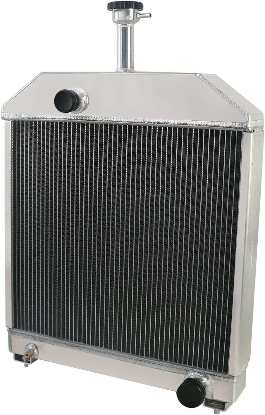 4 Rows Tractor Radiator Compatible For Ford 445D 455C 555C 555D 565D 655C E7NN8005DA All Aluminum Radiators