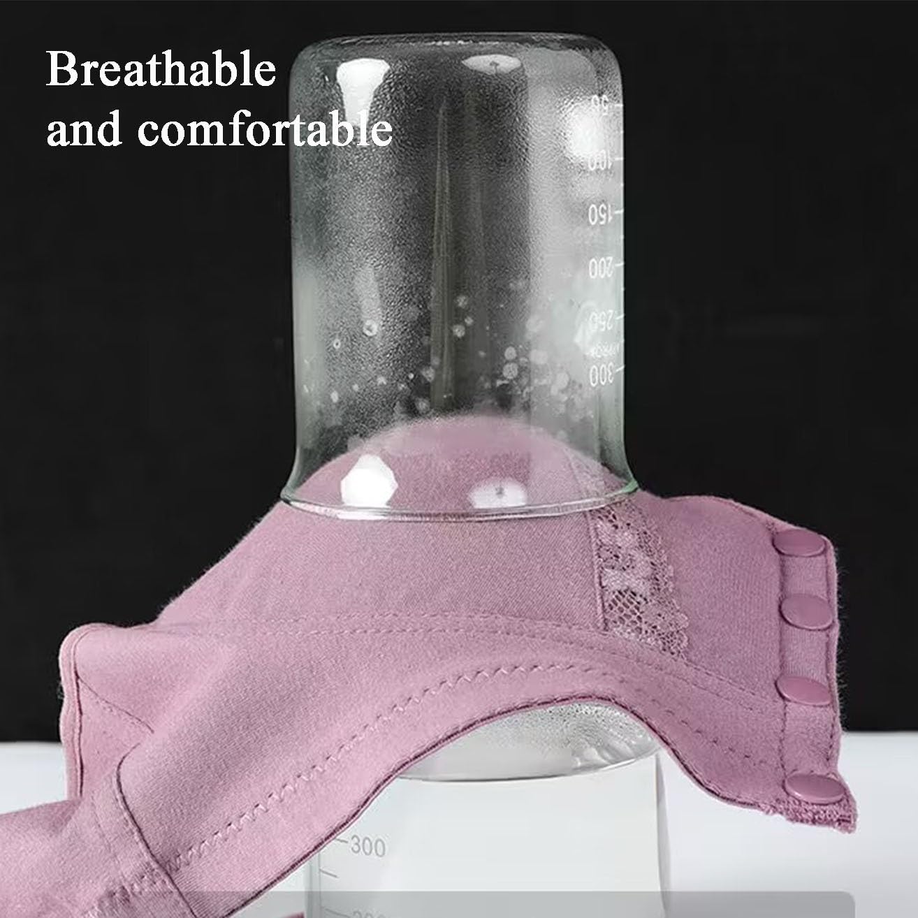 2pcs Front Closure Post Surgery Bra Mastectomy Bra with Breast Prosthesis Pockets Top Lingerie Middle Elderly Women Bra