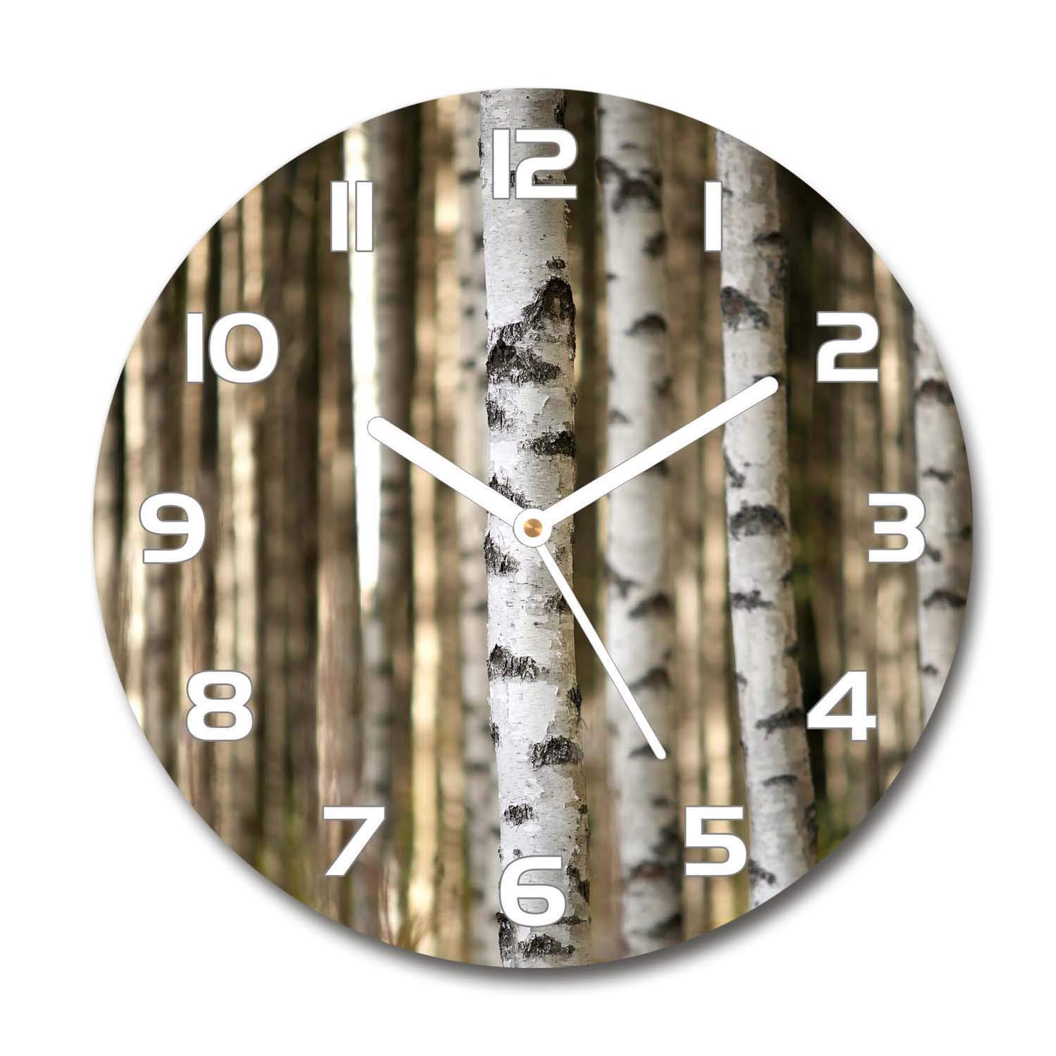 Horloge en verre silencieuse Tulup 60x60cm pour en finir avec le bruit