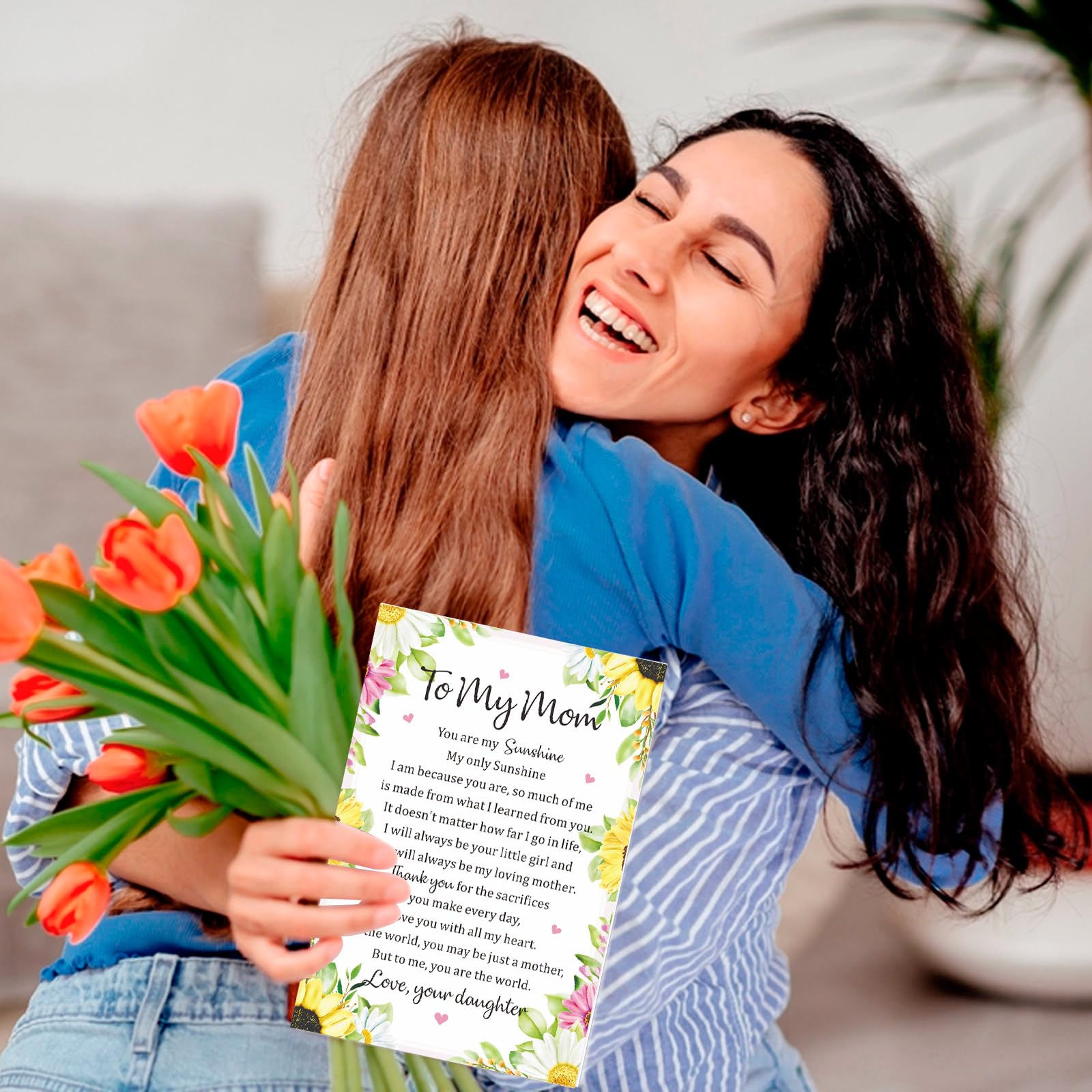 FOOZDEEVAAQ Karte „To My Girl“ – Persönliche Geschenkkarte Für Tochter, Abschluss & Besondere Anlässe