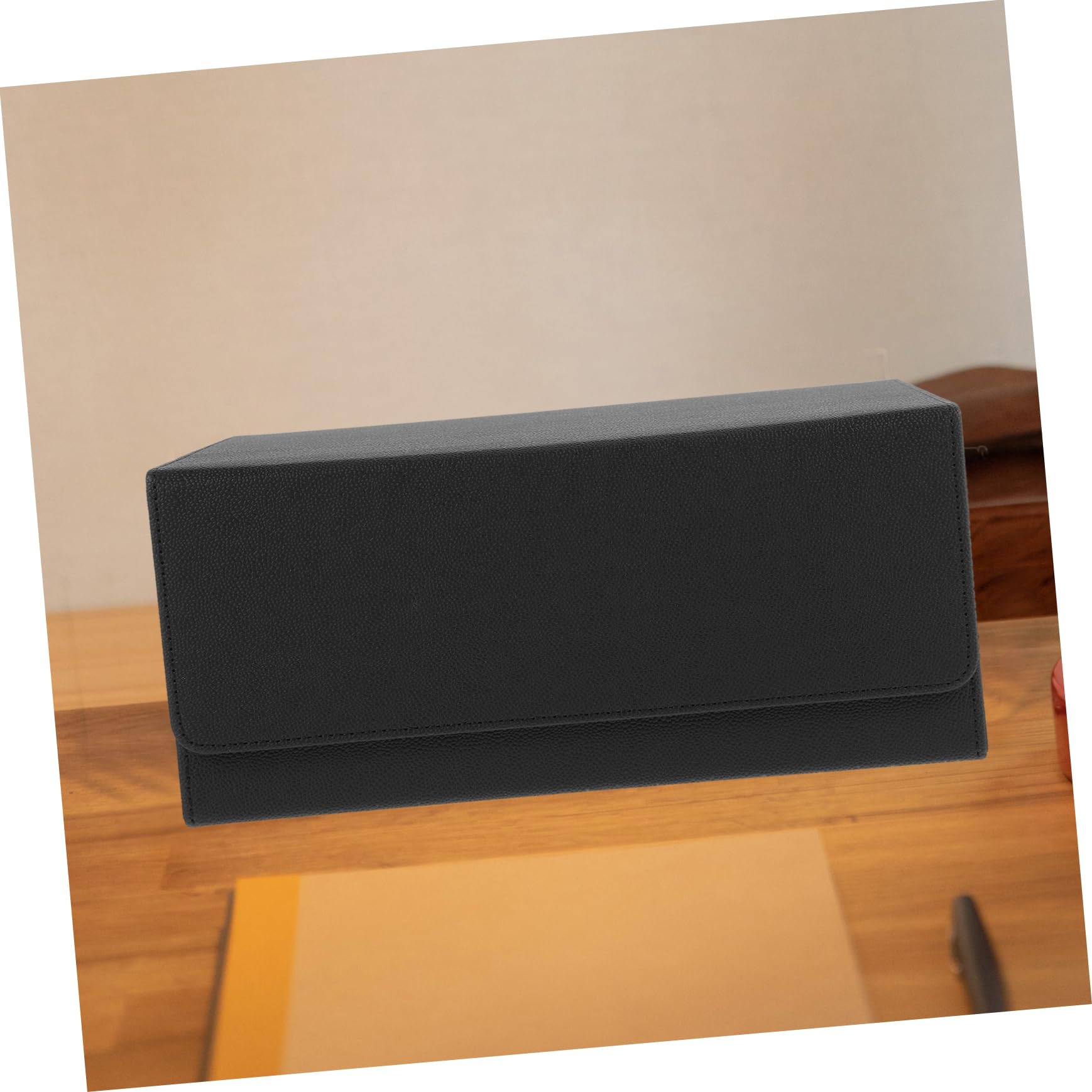 Vaguelly Aufbewahrungsbox für Sammelkarten Magnetisch mit Pu Leder Deckel Fächer Organizer für Sport und Spielkarten Sammelkartenhalter für Zuhause und Büro