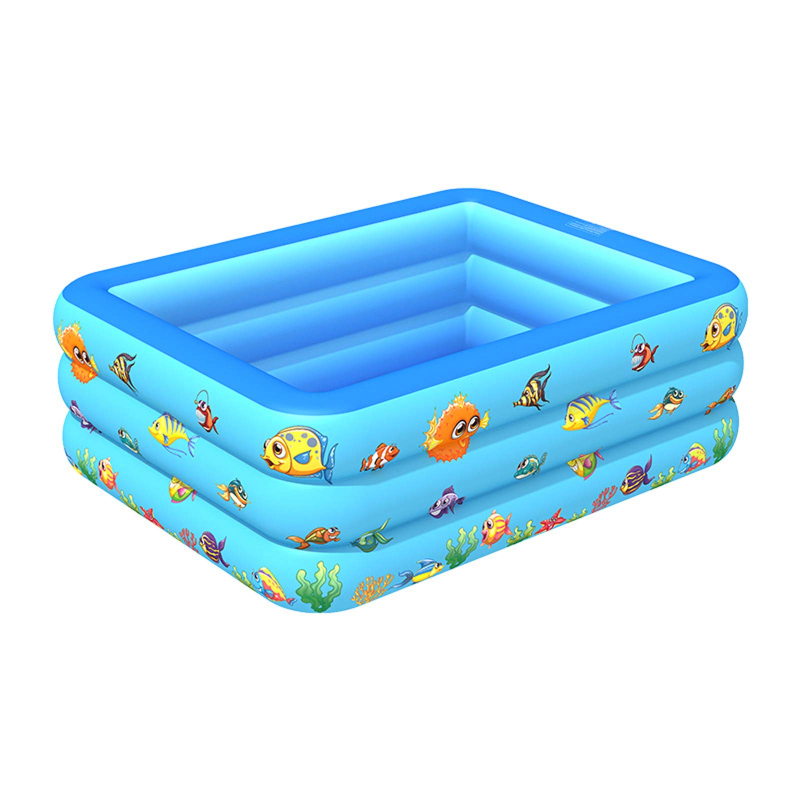 YHNHT Inflatable Kiddie Pool,70 inch Sealive Inflatable Bathtub Baby Rectangular Swimming Pool Rectangular Swimming Pool for Kids,Family,Outdoor