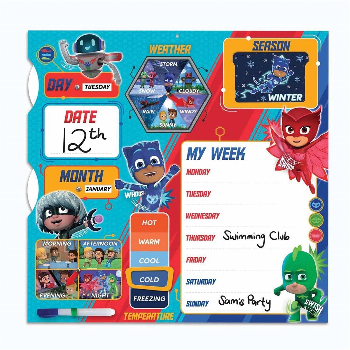 PJ Masks Official My First Calendar