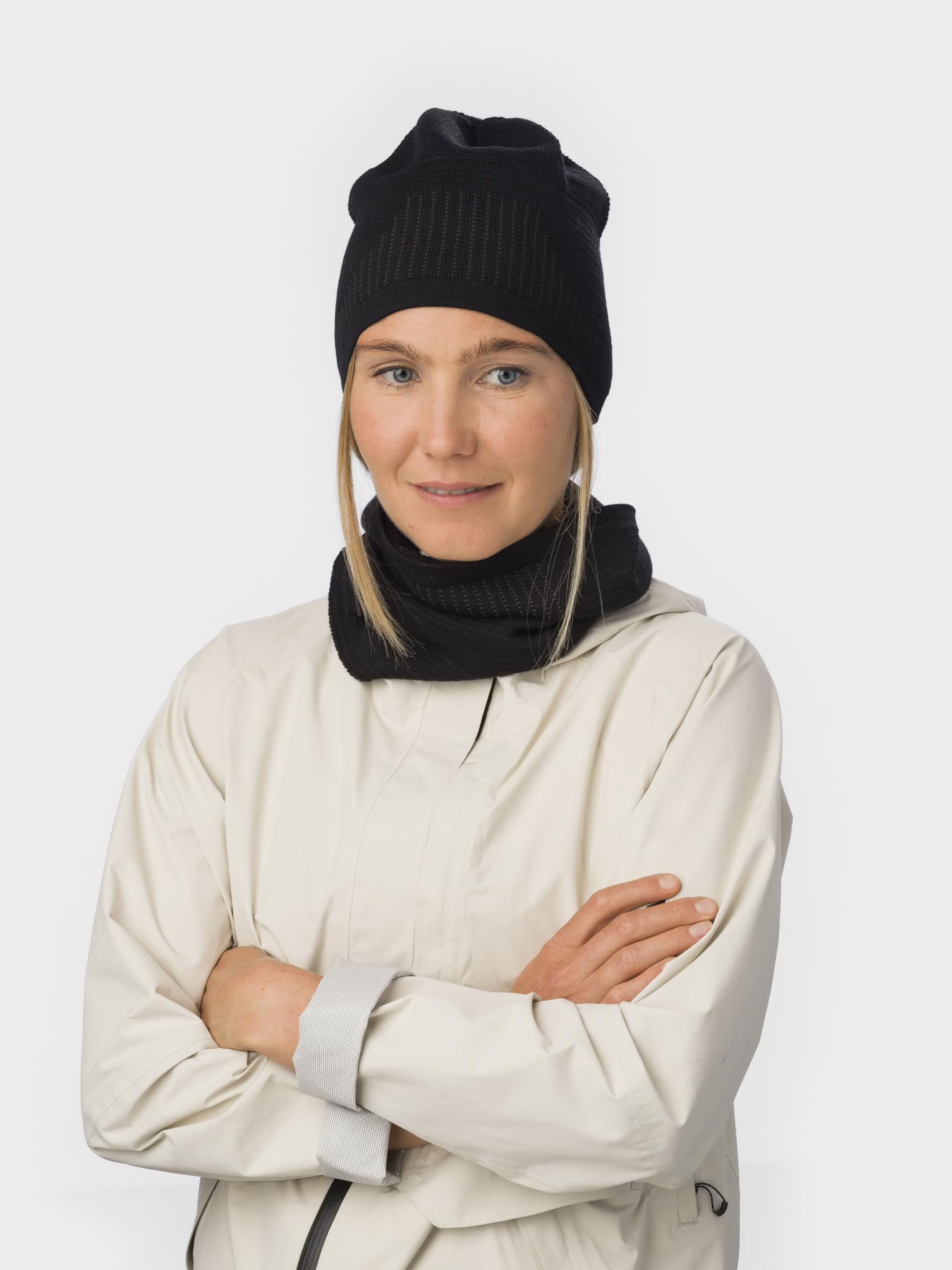 Eisbär Mütze Herren & Damen Active - Merino Beanie Unisex Funktionelle atmungsaktive Sportmütze leichte warme High Performance Laufmütze - passt unter Helm - Haube aus Österreich