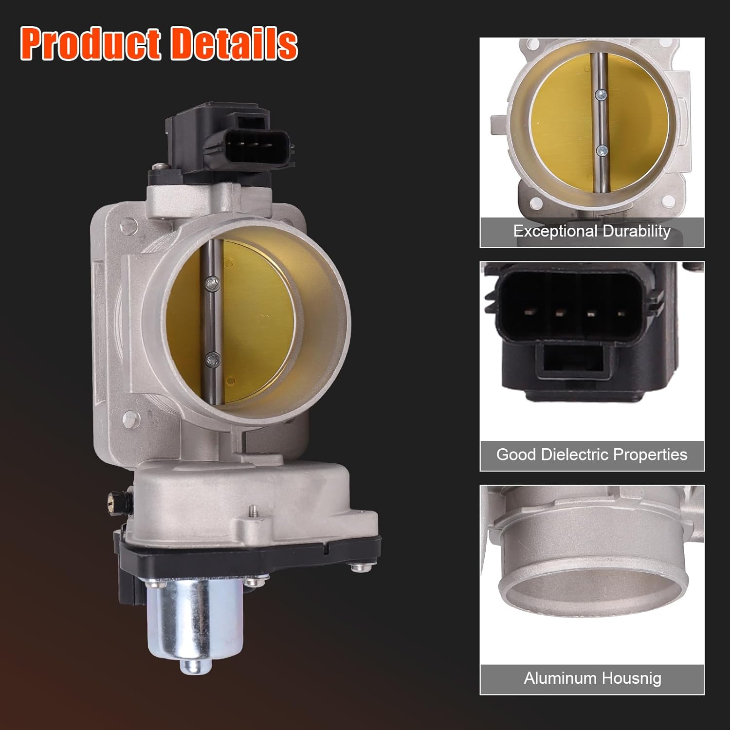 Electronic Throttle Body Fit For Ford Crown Victoria 2005-2011 & for Lincoln LS 2003-2005 & for Mercury Grand Marquis 2005-2011 Cuerpo de Aceleración, Replace 9W7Z9E926A, S20020