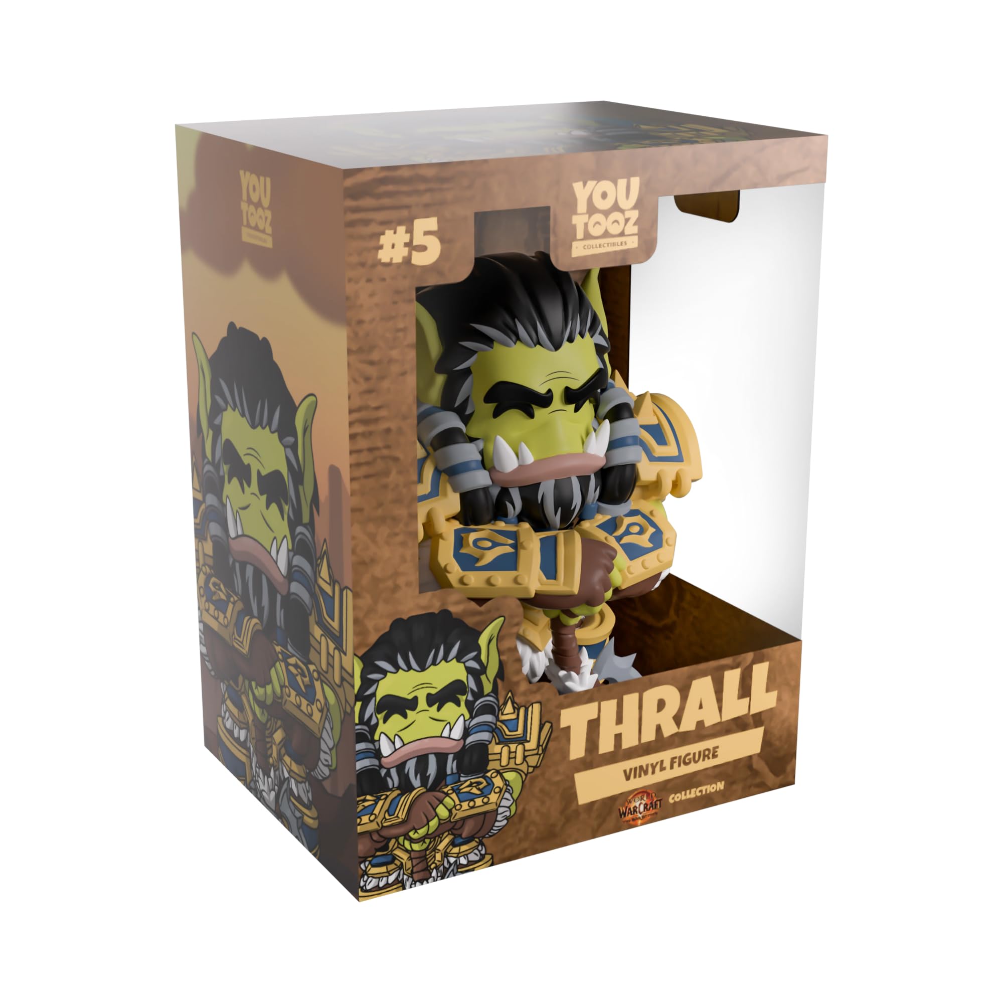 Youtooz - World of Warcraft: Thrall, Brown and Green, 4.8 inches