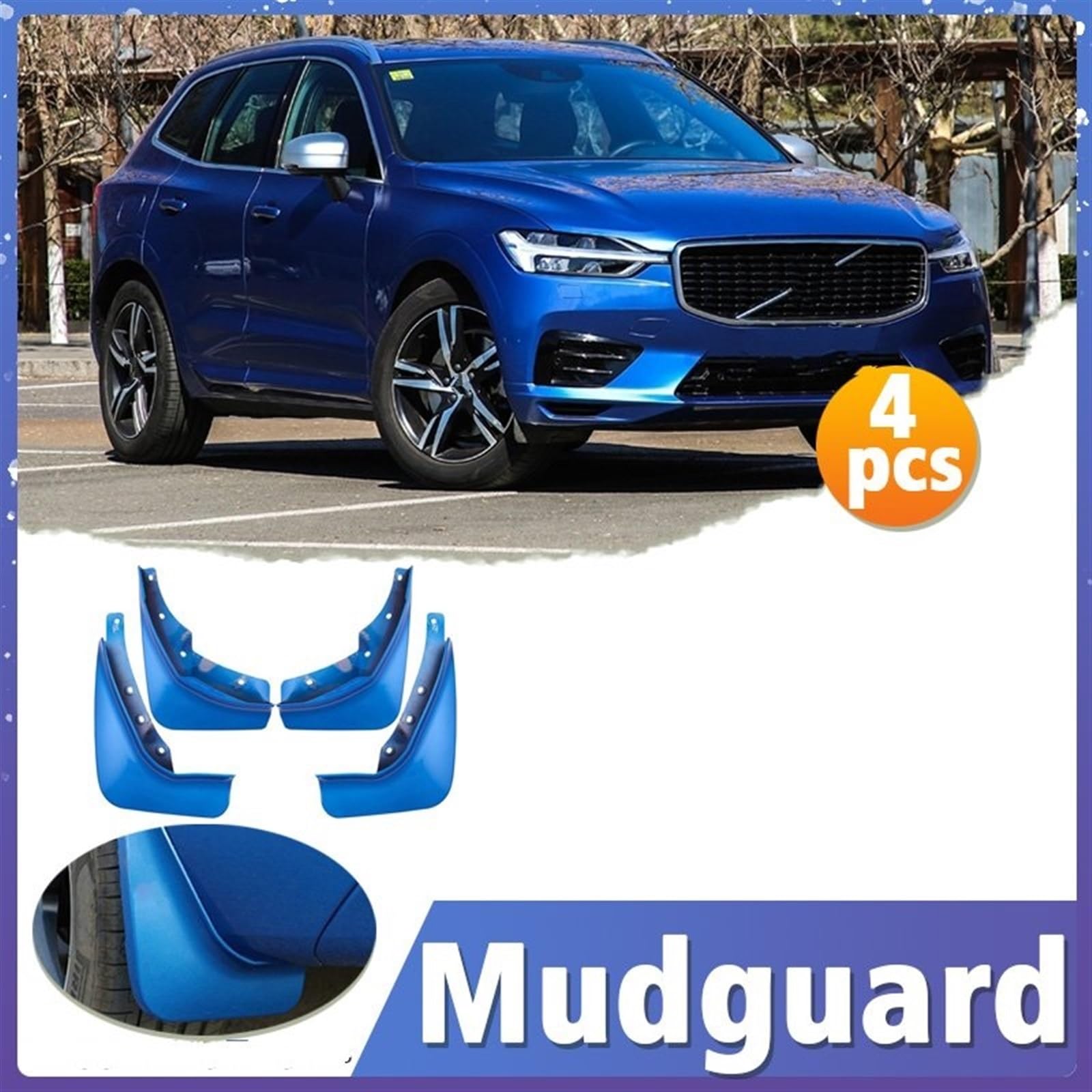 VOLVO XC60　純正マッドフラップ（フロント・リア用） ボルボ(純正) マッドフラップ(フロント&リア) のパーツレビュー