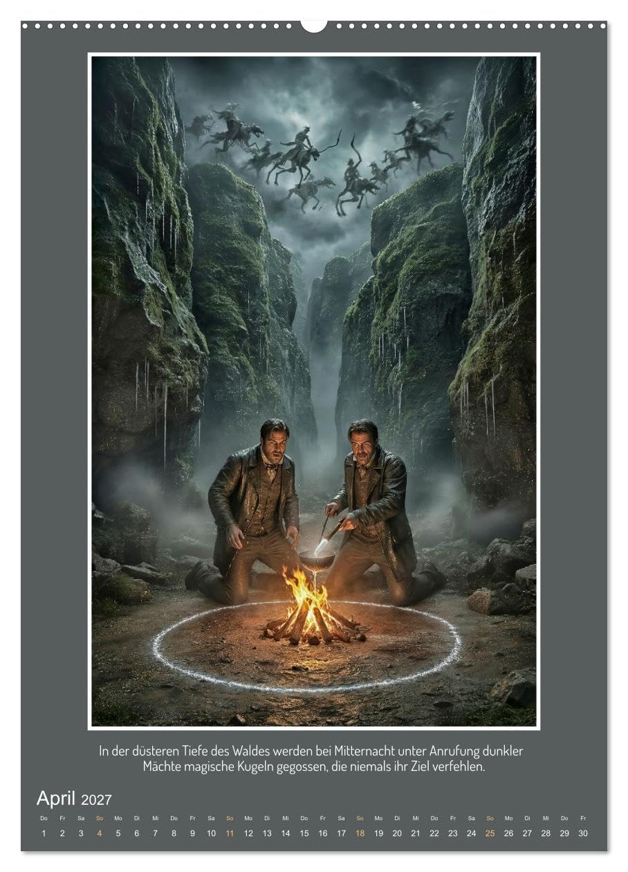 Fantastische Szenen aus großen Opern (hochwertiger Premium Wandkalender 2027 DIN A2 hoch), Kunstdruck in Hochglanz: Opernträume neu erschaffen (CALVENDO Kunst)
