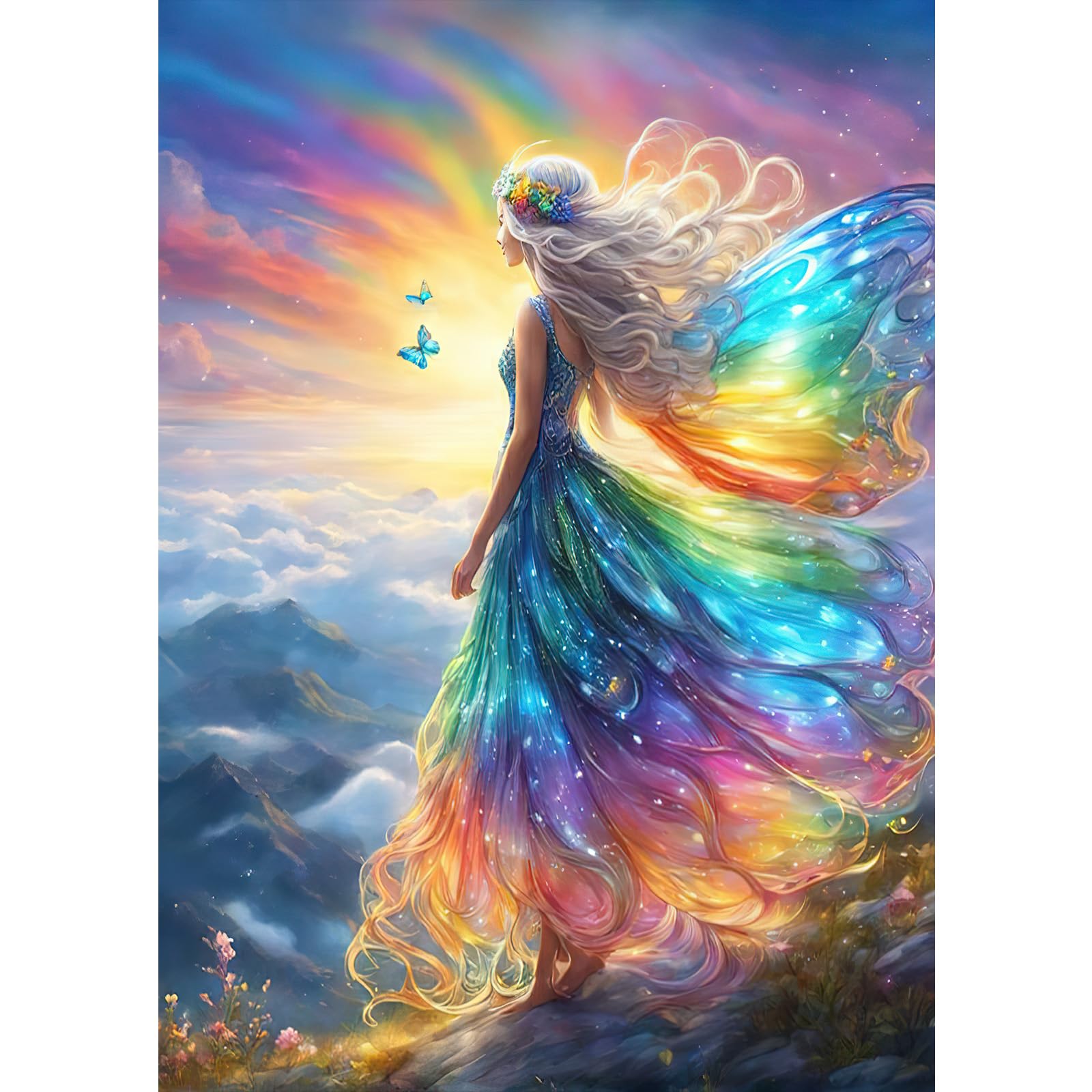 Diamond Painting Calcio 30x40 Cm - Kit Completo Con Tela, Strass Rotondi E Strumenti Per Adulti E Bambini - 2