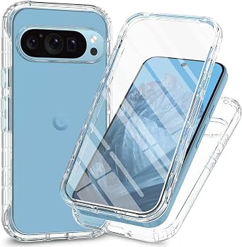 for Google Pixel 10 Pro XL Case with Screen Protector, Clear