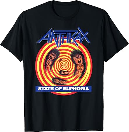 Amazon.com: American Classics Anthrax Distressed Logo Vintage