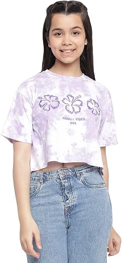 Li'l Tomatoes Girls Cotton Relaxed Fit T-Shirt