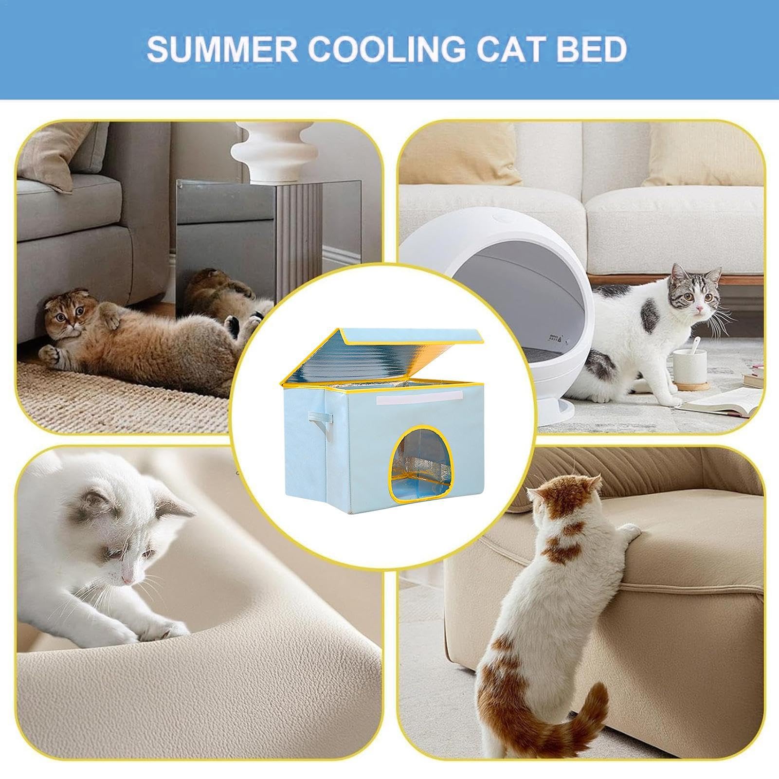 Amazon | MacilKurtlar ペットエアコンハウス、猫用クーラー