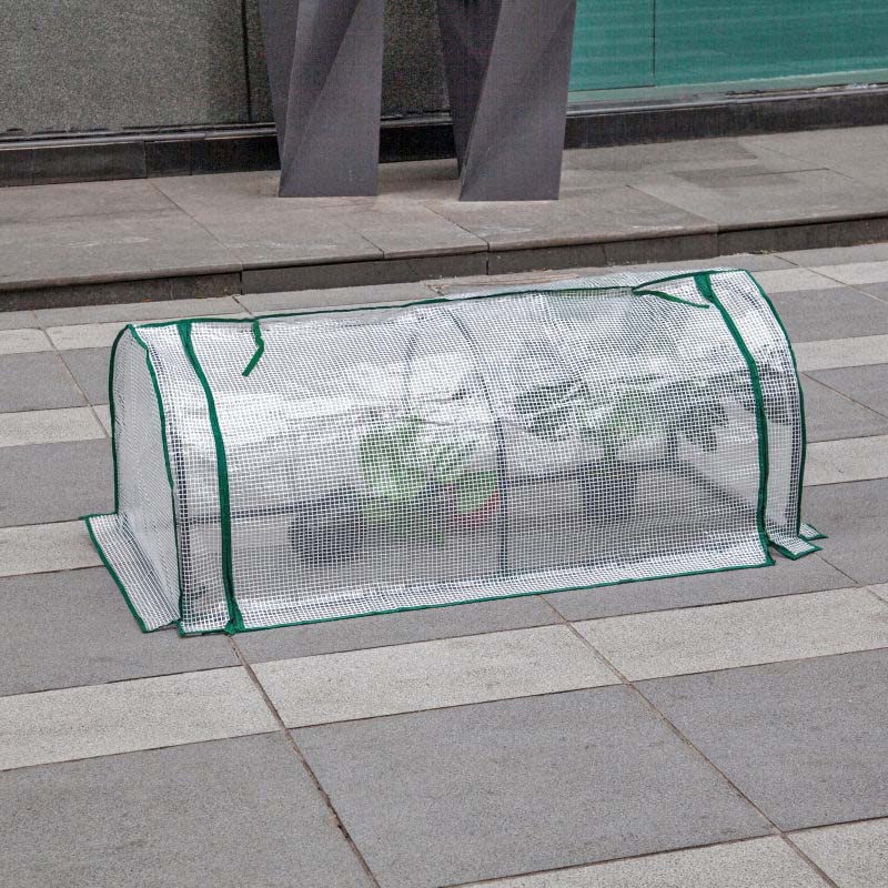 YSUEFIJO Serra da Giardino Invernale, Mini Serra da Balcone, Serra per Orto Robusta, Copertura PVC Anti-UV, Facile da Montare, per Semi, Erbe o Floricoltura da Interno e Esterno (B)