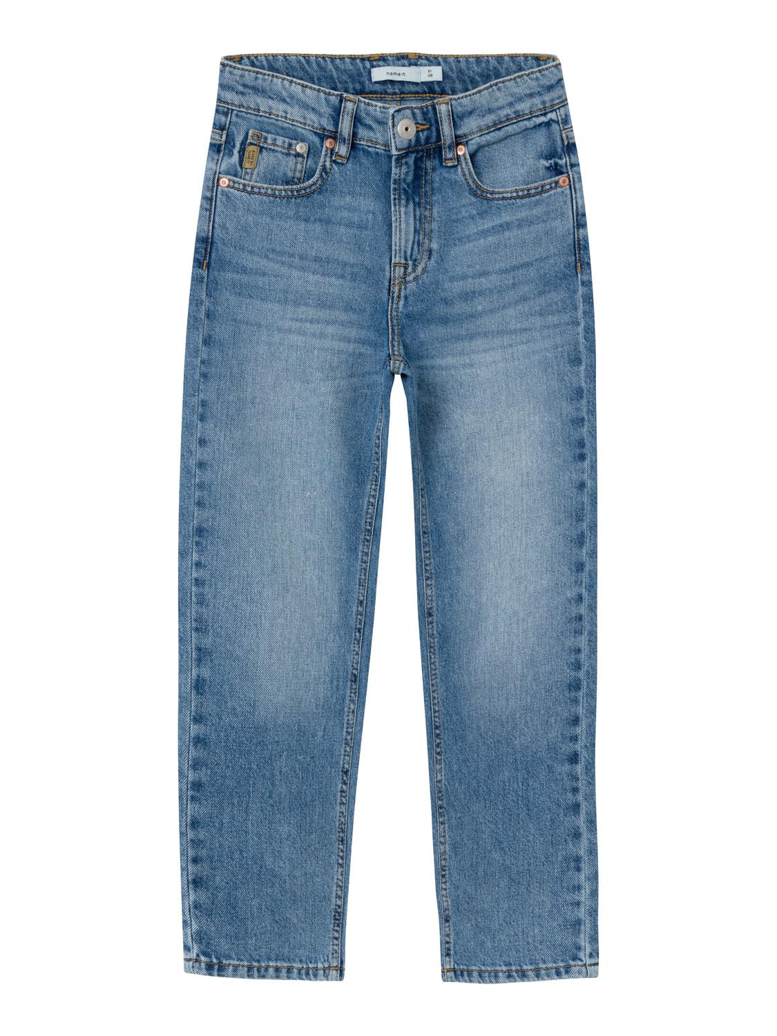 NAME IT Boys Nkmryan Straight 3418-be Noos Jeans, Medium Blue (Medium Blue Denim), 140 UK