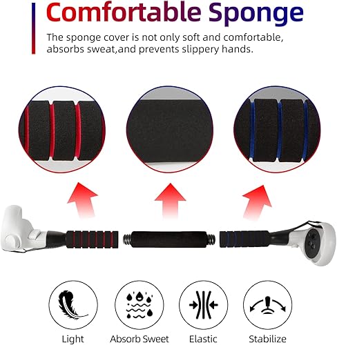 Miniatura 4 de VR Long BeatSaber Handles Accessories,The Next Generation Dual Grip Extension Handle Compatible with Oculus Quest,Quest 2 or Rift S Controllers to