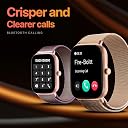 Fire-Boltt Ninja Call Pro Max Ultra Bluetooth Calling Smart Watch, 2.01”HD Display, AI Outfit Watch Face, 2 Looks, 1 Watch, Extra Straps at ₹99, 120+ Sports Modes, Smartwatch for Men & Women (Rainbow) gallery image