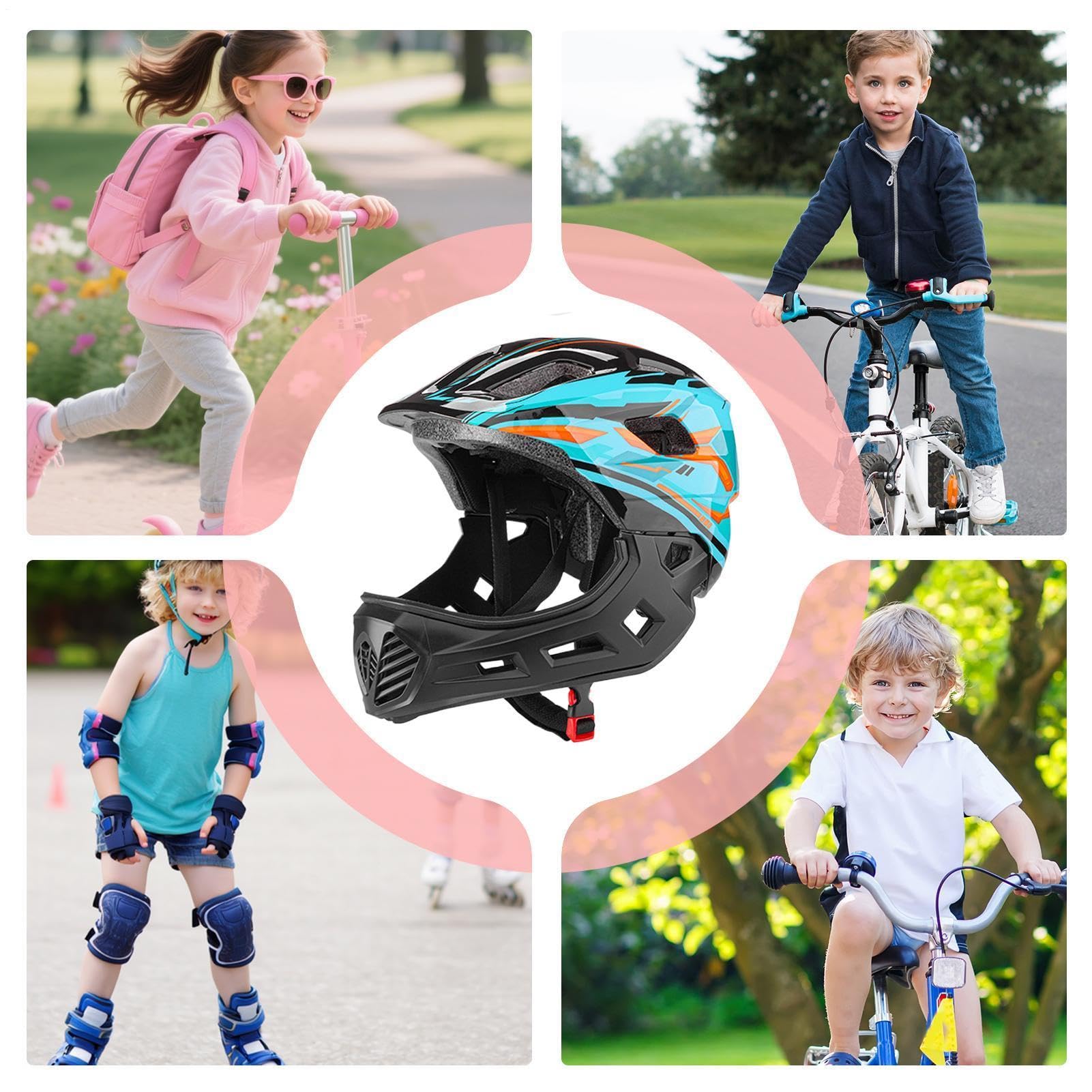 Casque De Protection pour,Résistant aux Rayures et Respirant - Casque Intégral pour Vélo De Route - Adapté Aux Escalade Trottinette Cyclisme Ski Skateboard Patinage À roulettes