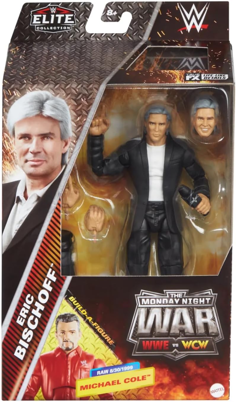 WWE Monday Night War Elite Collection Eric Bischoff Action Figure & Accessories 6-Inch Set